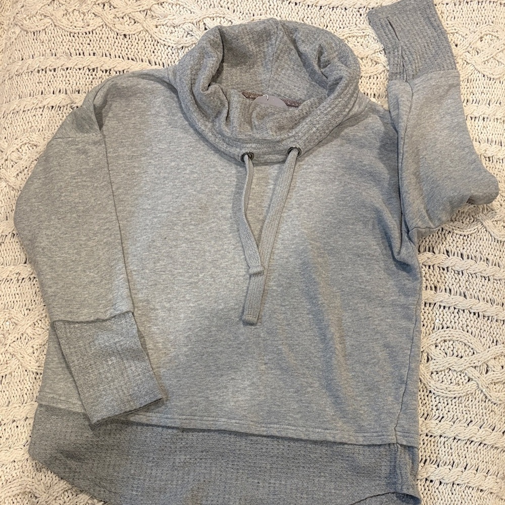 Maurices Light Gray Cowl Neck Sweater